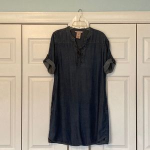 Philosophy casual denim dress.
